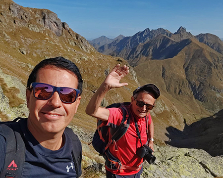 RIFUGIO BENIGNI (2222 m) ad anello dalla CIMA DI VAL PIANELLA (2349 m)-9ott23 - FOTOGALLERY